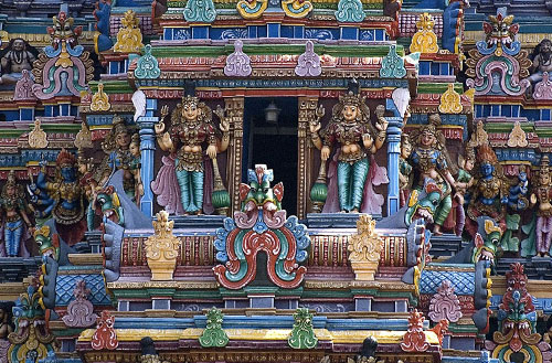 Temple Wallpaper | Meenakshi temple sculptures