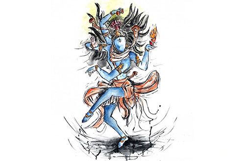 Temple Wallpaper | The Nataraja Position - Lord Shiva